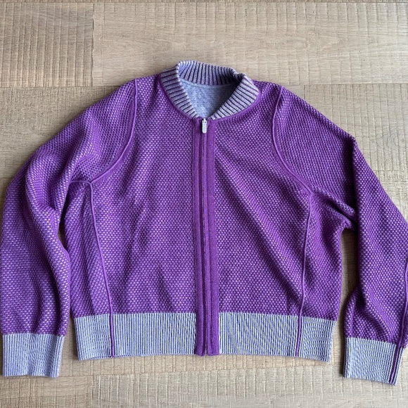 Lululemon Reversible Double-Knit Zip-Up Sweater - Picture 3 of 6